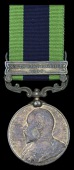 India General Service 1908-35, 1 clasp, North West Frontier 1908, bronze issue (Br. Mirzaman. 59 Rif., F.F.) rather...