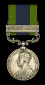 India General Service 1908-35, 1 clasp, Malabar 1921-22 (5819325 Pte. C. F. Harper, Suff. R.) very fine	 £100-£140