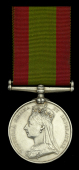 Afghanistan 1878-80, no clasp (1331 Drumr. T. Harris. 1/12th Regt.) edge bruising, very fine	 £80-£100