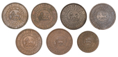 Australia, Victoria, MELBOURNE, Hide & De Carle, Pennies (2) and Halfpenny, 1857 (G 107, 107b, 108a; A 227, 230,...