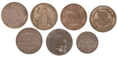 Australia, Victoria, MELBOURNE, Robert Hyde & Co., Penny and Halfpenny, 1857 (G 139, 140; A 280, 281); Penny, 1861...