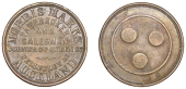 New Zealand, AUCKLAND, Morris Marks, Penny, undated (G 170; A 341). Cleaned, otherwise good very fine, scarce	...