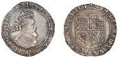 James VI (1567-1625), After Accession, Tenth coinage, Twelve Shillings, mm. thistle-head, reads fran & hib rex, rev....