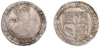 Charles I (1625-1649), First coinage, Twelve Shillings, mm. thistle-head, reads fran & hib rex, rev. Scottish lion...