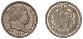 George III (1760-1820), New coinage, Shilling, 1816 (ESC 2140; S 3790). Good extremely fine, grey tone 	 £120-£150