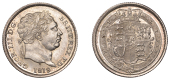 George III (1760-1820), New coinage, Shilling, 1819 (ESC 2152; S 3790). About as struck, lightly toned 	 £200-£260