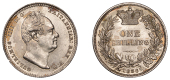 William IV (1830-1837), Shilling, 1836 (ESC 2494; S 3835). Faint marks on reverse, good extremely fine with some...