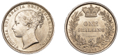 Victoria (1837-1901), Shilling, 1872, die 2 (ESC 3042; S 3906A). About as struck 	 £120-£150