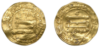 Abbasid, al-Mutawakkil, Dinar, al-Basra 245h, citing the heir al-Mu‘tazz, 4.24g/12h (Bernardi 158Je; A 229.3; ICV...