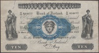 Bank of Ireland, £10, 14 May 1929, serial number U/10 034677, Craig signature, minor ink graffiti, about very...
