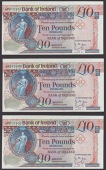 Bank of Ireland, £10 (6), 5 September 2000, serial numbers AP010307-12, McGinn signature, uncirculated (6 notes)...