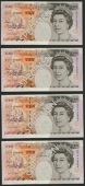 Bank of England, Graham E. A. Kentfield, £10 (8), 22 November 1993, serial numbers DA80 785677-80 and DE14...