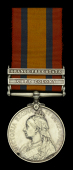Queen’s South Africa 1899-1902, 2 clasps, Cape Colony, Orange Free State (2419 Pte C. Beavis, 1st Suffolk Regt)...