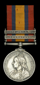 Queen’s South Africa 1899-1902, 2 clasps, Transvaal, South Africa 1902 (4385 Pte J. Boreham. Suffolk Regt) good...