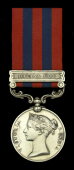 India General Service 1854-95, 1 clasp, Hazara 1888 (849 Pte J. Leonard 1st Bn. Suff. R.) very fine	 £140-£180