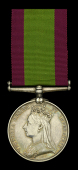 Afghanistan 1878-80, no clasp (1591 Drumr W. King. 1/12th Regt) very fine	 £80-£100