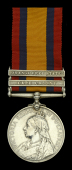 Queen’s South Africa 1899-1902, 2 clasps, Cape Colony, Orange Free State (2773 Pte J. Sharman, 1st Suffolk Regt)...