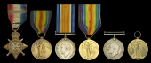 Pair: Private S. Starling, Suffolk Reigment
1914 Star, with clasp (3-9350 Pte. S. Starling. 2/Suff: R.); Victory...
