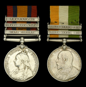 Pair: Corporal H. Rose, Suffolk Regiment

Queen’s South Africa 1899-1902, 3 clasps, Cape Colony, Orange Free...