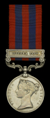 India General Service 1854-95, 1 clasp, Hazara 1888 (945 Pte J. Ingle 1st Bn Suff. R.) suspension slack, very fine	...