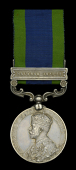 India General Service 1908-35, 1 clasp, Malabar 1921-22 (5820852 Pte. J. Duggan, Suff. R.) good very fine	 £100-£140