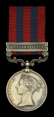 India General Service 1854-95, 1 clasp, Hazara 1888 (512 Pte G. Fuller 1st Bn Suff. R.) minor edge nicks, therefore...