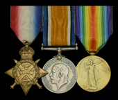 Three: Private B. Hilling, Suffolk Regiment, who was taken Prisoner of War at Le Cateau on 26 August 1914

1914...