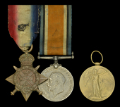 Three: Corporal S. Hall, Suffolk Regiment

1914 Star (1908 Pte S. Hall. 1/4 Suff: R.); British War and Victory...