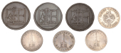 YORKSHIRE, Barnsley, Jackson & Lister, Pennies (3), 23.09g/12h (W 7), 21.95g/12h, 21.81g/12h (both W 11); Bradford,...