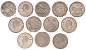 GLAMORGANSHIRE, Landore, British Copper Co, Halfpence (12), 1813 (3), 8.19g/3h (W 610), 9.91g/12h, 7.99g/12h (both W...