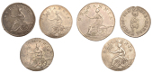 Not Local: British, Westwood’s Shilling, 1811, 4.18g/6h (D 10), Sixpences, 1811 (3), 2.10g/6h (D 18), 2.16g/6h,...