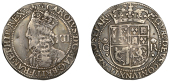Charles I (1625-1649), Third coinage, Falconer’s Second issue, Twelve Shillings, mm. leaved thistle (between...