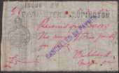 Upington Border Scouts, £5, 1 February 1902, serial number G.6, with CANCELLED BY PAYMENT handstamp across face, in...