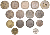 Borough of Islington: Angel, The Star, C. Clinch, brass Twopence by Taylor, 28mm (H Supplement 276); Clerkenwell, St...