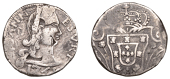 Portuguese India, João V (1706-1750), Rupia, 1751, Goa, 11.86g/1h (Gomes 77.29; KM 112). Lightly cleaned, flan flaw...