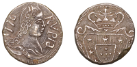 Portuguese India, José I (1750-1777), Rupia, 1776, Goa, 11.02g/6h (Gomes 52.02; KM 160). About extremely fine	...