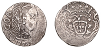 Portuguese India, Maria I (1786-1799), Rupia, 1794, Goa, 10.80g/1h (Gomes 35.09; KM 201). Peripheral weakness,...
