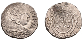 Portuguese India, João (Regent, 1799-1816), Rupia, 1807, Goa, large oval shield, reads dgoa, 11.08g/12h (Gomes...