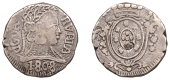 Portuguese India, João (Regent, 1799-1816), Rupia, 1808, Goa, reads dgoa (d retrograde), inverted a for v in rvpia,...