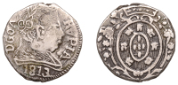 Portuguese India, João (Regent, 1799-1816), Rupia, 1813, Goa, reads dgoa, inverted a for v in rvpia, 10.98g/12h...