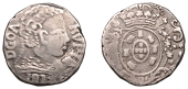 Portuguese India, João (Regent, 1799-1816), Rupia, 181[-], Goa, reads dgoa, 10.99g/11h (KM 219). Fine	 £10-£20