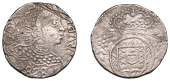 Portuguese India, Pedro IV (1826-1828), Rupia, 1828, Goa, small sphere, 11.17g/3h (Gomes 09.04; KM 248). Flan flaw...