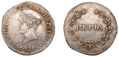 Portuguese India, Maria II (1834-1853), Rupia, 1846, Goa, 10.87g/6h (Gomes 22.02; KM 273). Very fine	 £70-£90