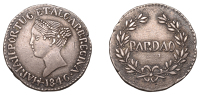 Portuguese India, Maria II (1834-1853), Pardao, 1846, Goa, 5.42g/6h (Gomes 19.02; KM 272). Very fine	 £70-£90
