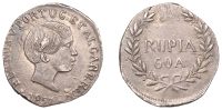 Portuguese India, Pedro V (1853-1861), Rupia, 1857, Goa, 11.10g/6h (Gomes 09.02; KM 279). Good very fine and toned	...