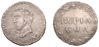Portuguese India, Luís (1861-1889), Rupia, 1869, Goa, 10.97g/6h (Gomes 02.03; KM 282). Very fine	 £50-£60