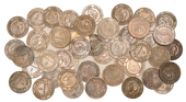 France, Third Republic (1871-1940), 5 Centimes (49), 1879a (4), 1880a (2), 1881a (2), 1882a, 1883a (3), 1884a (4),...