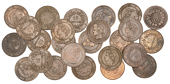 France, Third Republic (1871-1940), 10 Centimes (25), 1872a (2), 1872k (3), 1873a (2), 1873k (2), 1874a (2), 1874k,...