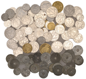 France, État Français, 2 Francs (14), 1941 (5), 1943 (3), 1943b, 1944, 1944b (2), 1944c (2) (Gad. 535a, 536, 538);...