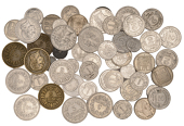 France, Provisional Government, 10 Francs (7), 1945, 1946 (2), 1946b (2), 1947, 1947b (Gad. 810, 810a); 5 Francs...